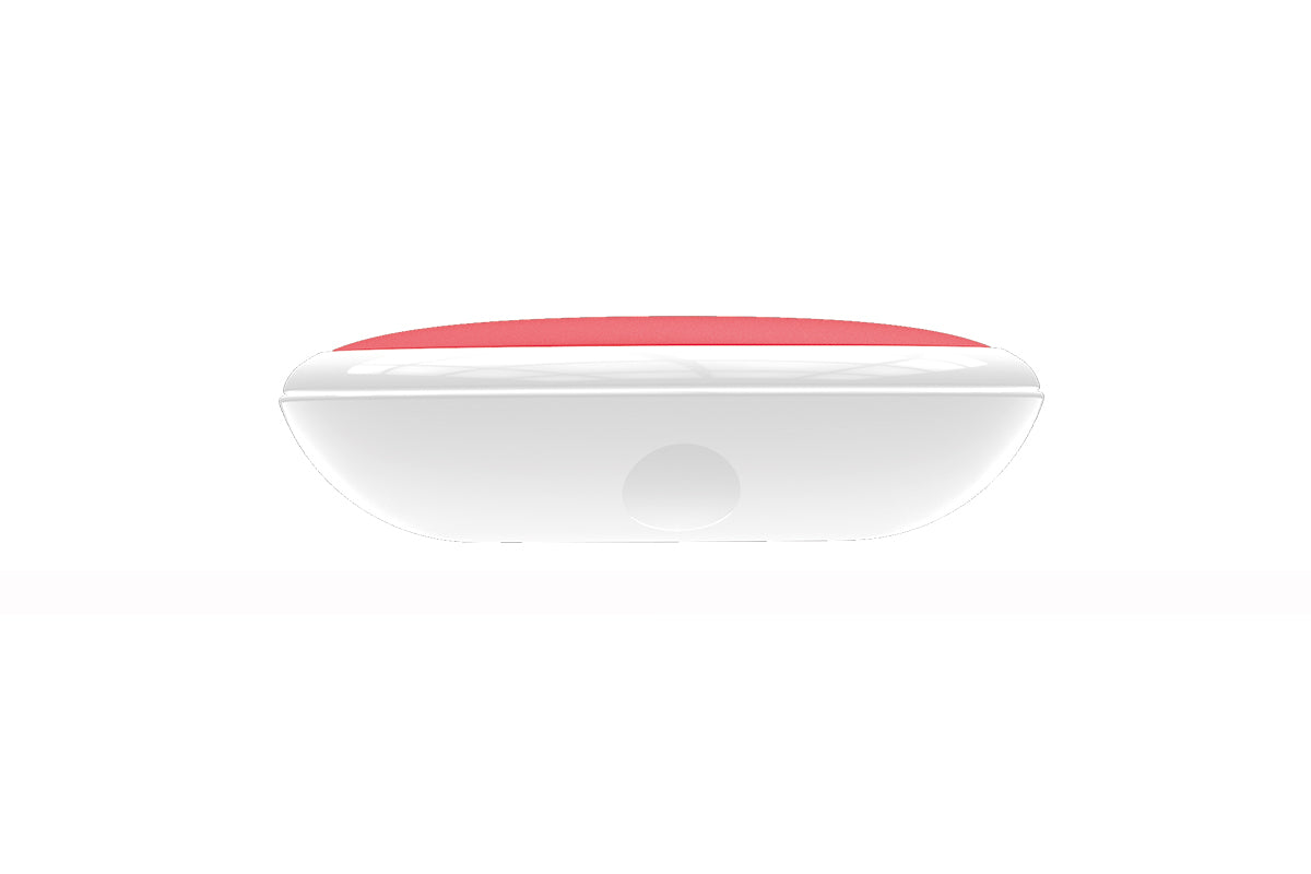 Side view of waterproof wireless temperature sensor that uses Bluetooth